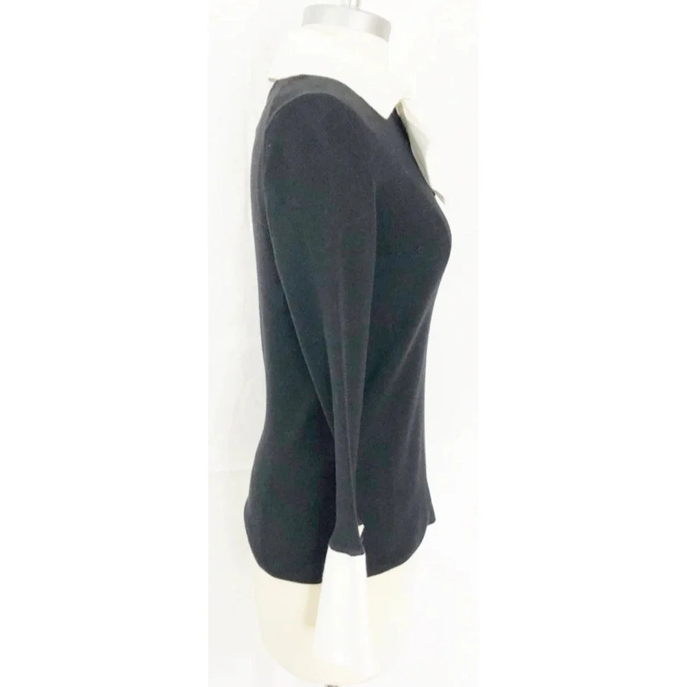 Chanel Sweater With Removable Bow - Size 42